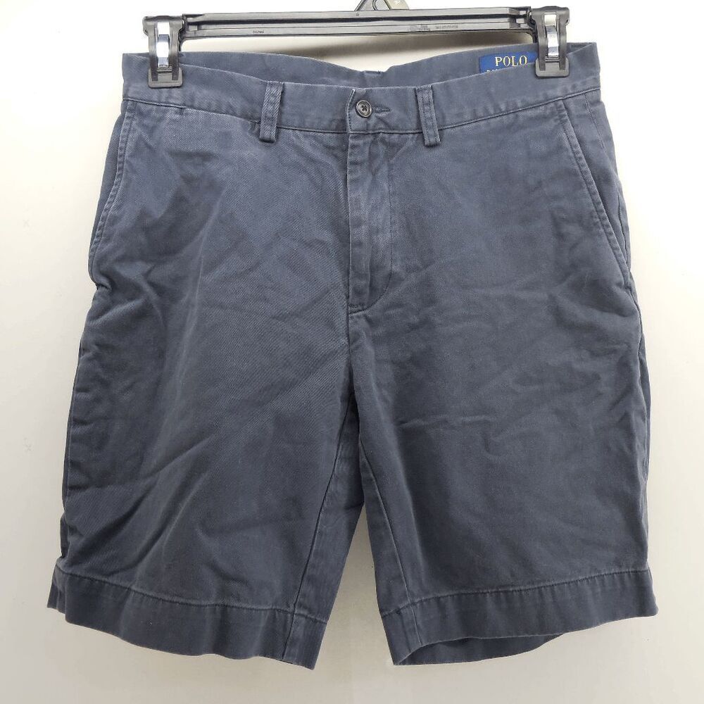 Polo Ralph Lauren Classic Fit 9" Inseam Chino 30W Navy Blue Cotton Golf Casual